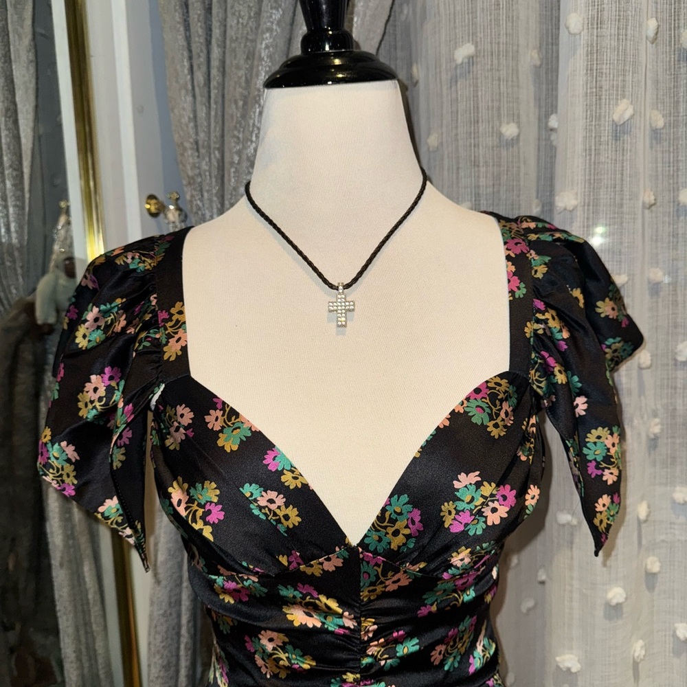 Betsy Johnson Floral Maxi Dress